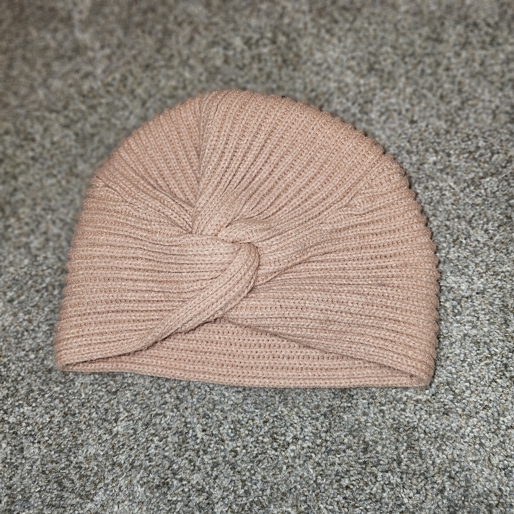 H&M Kids Blush Knit Toddler Hat Size 1-2
